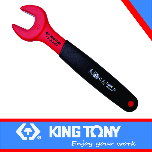 VDE Insulated 21mm Open End Wrench King Tony