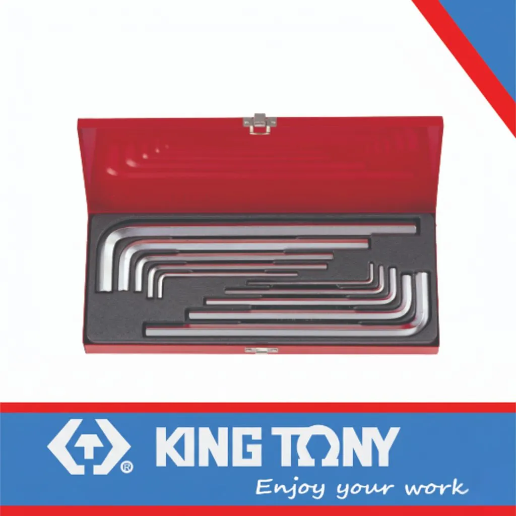[20210MR] Allen Key Set 3-17mm Extra Long 10pc King Tony