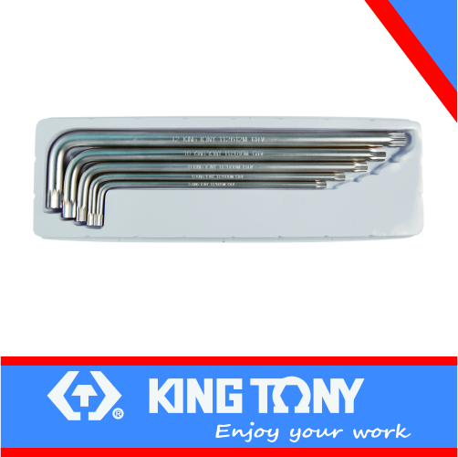 Spline L-Key M5-M12 Set Extra Long 5pc King Tony
