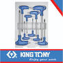 [22309PR] Torx L-Handle T10-T50 Set Tamper Proof 9pc King Tony