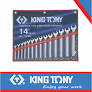 [1215MR] Spanner Set Combination 8-24mm 14pc King Tony