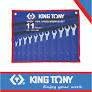 Spanner Set Combination Speed on the Open 8-19mm 11pc King Tony