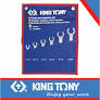Spanner Set Flare Nut 8-22mm 6pc King Tony