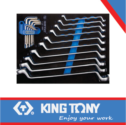 Spanner & Torx Set 19pc King Tony