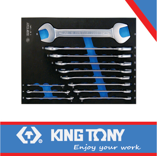 [9-10112MRV] Speed Wrench Metric Combination Set 12pc King Tony