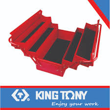 [87402] Tool Box Cantilever 5-Tier Red King Tony