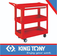 [87441-1B] Tool Trolley 1 Drawer Ball Bearing Slides King Tony