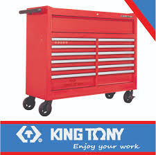 [87435-13B] Tool Trolley 13 Drawer Ball Bearing Slides King Tony