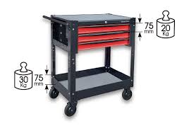 [87446-7B] Tool Trolley 7 Drawer Ball Bearing Slides King Tony