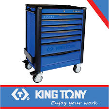 [87934-7BF-B] Tool Trolley 7 Drawer Ball Bearing Slides King Tony