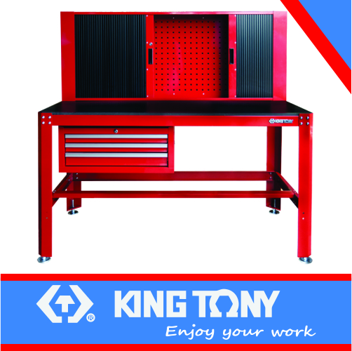 Workbench 3 Draw Chest And Wall Cabinets King Tony