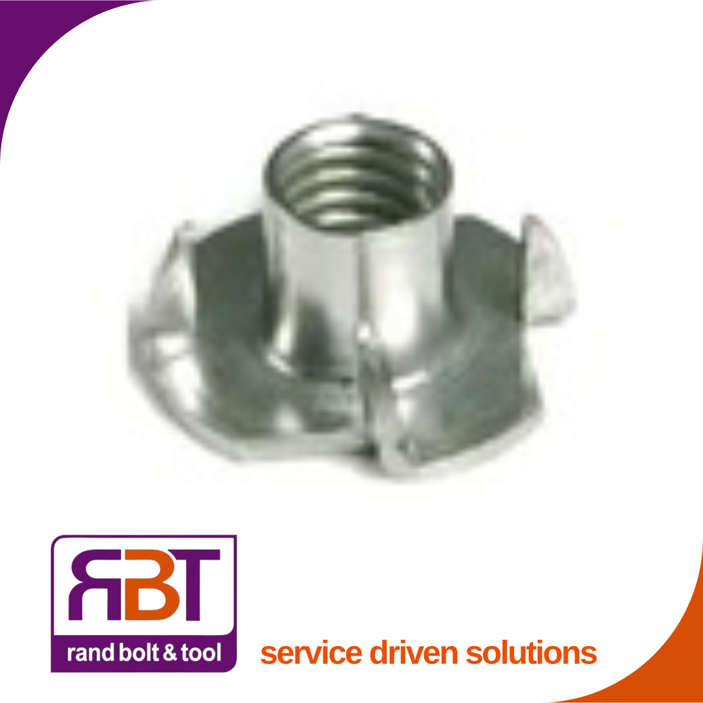 [1624Z8] Furniture Nut M8 Zinc Plated Gr.4 DIN 1624
