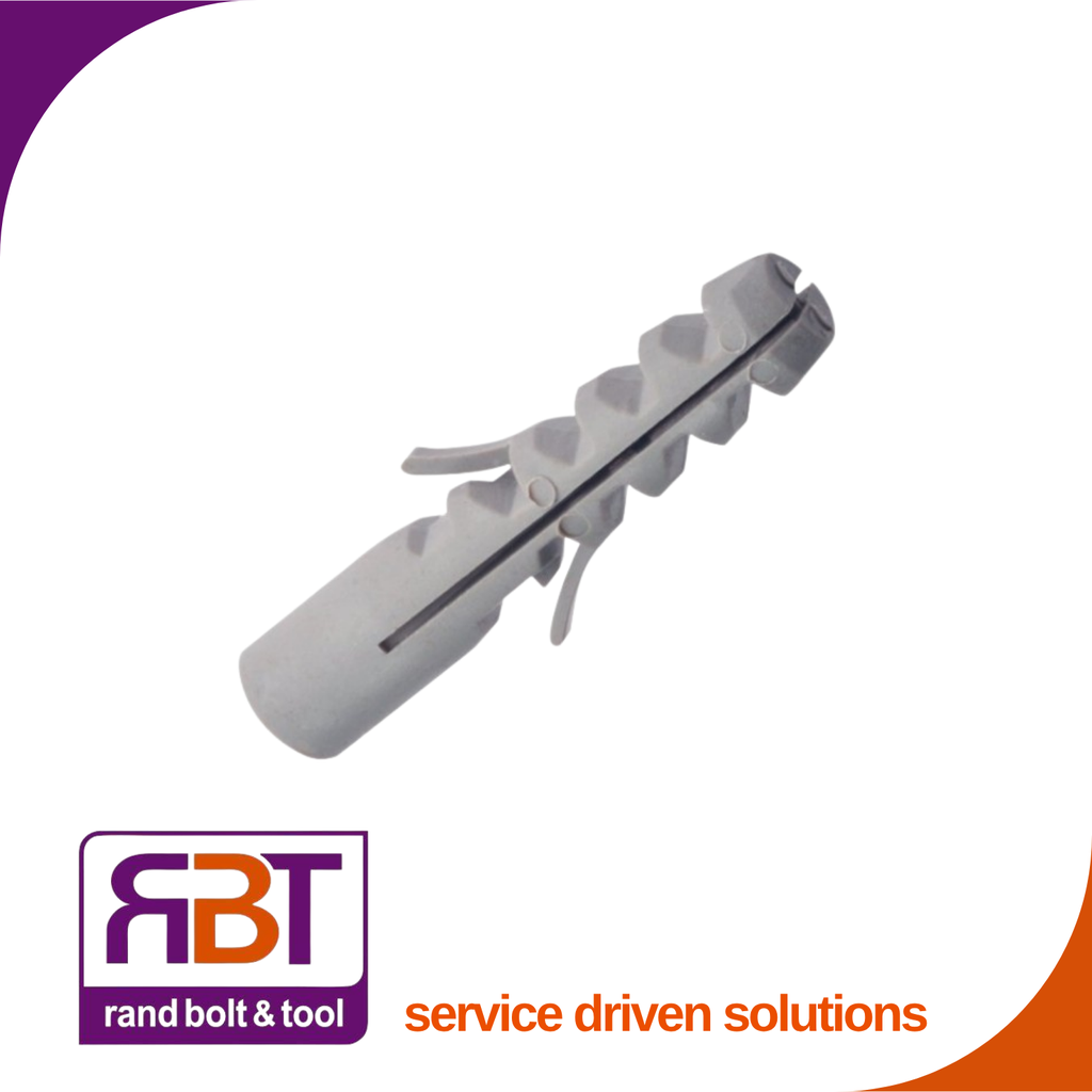 Plastic Plug Grey 6mm