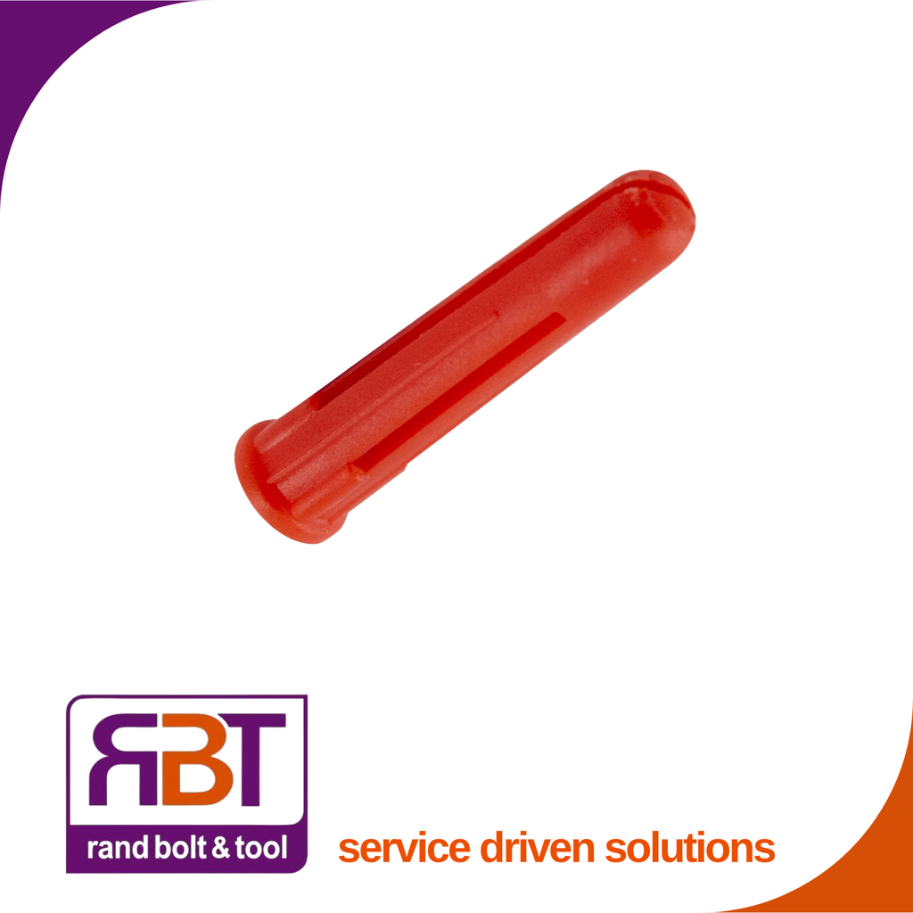 Plastic Plug Red 5.5mm