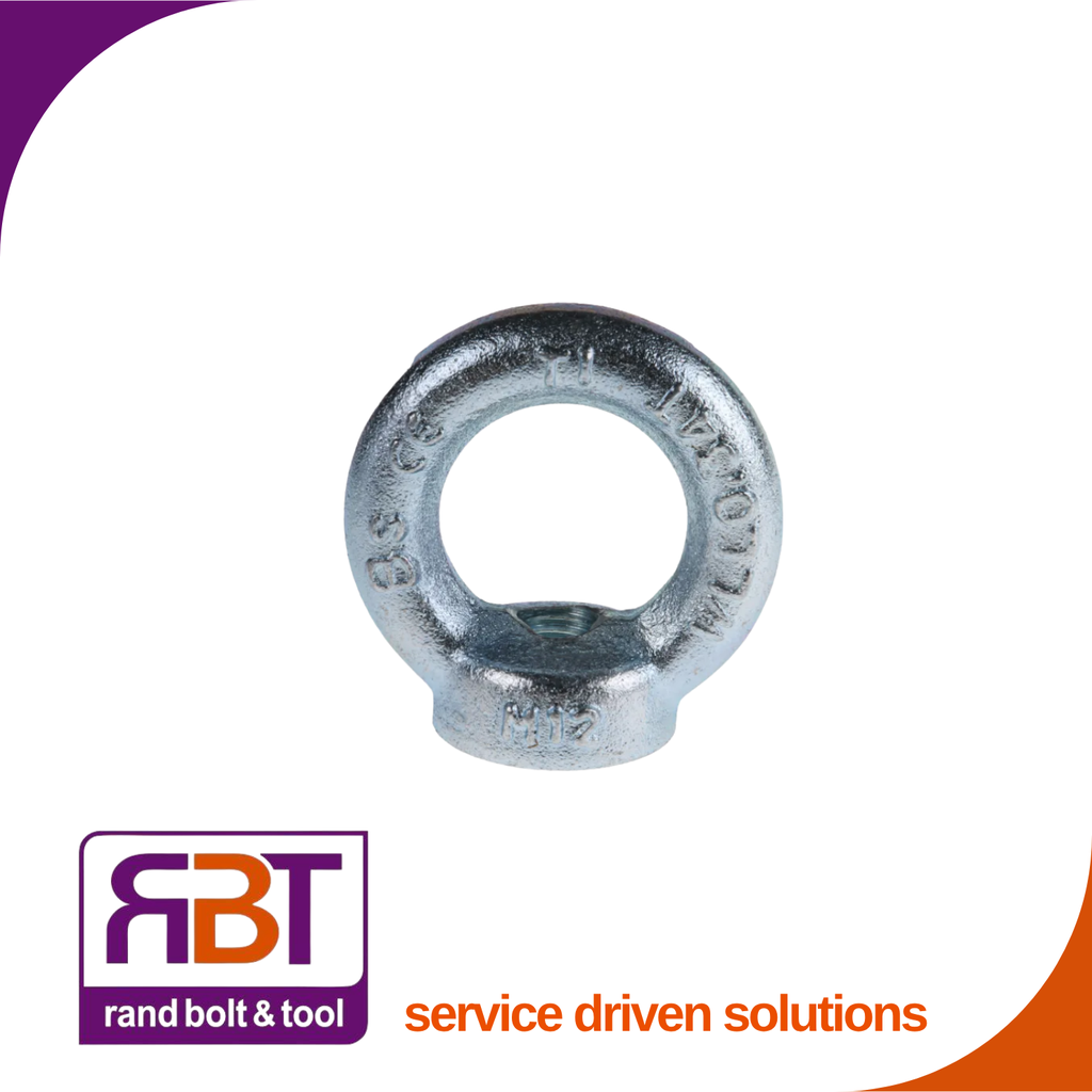[582Z8] Lifting Eye Nut M8 Zinc Plated DIN 582