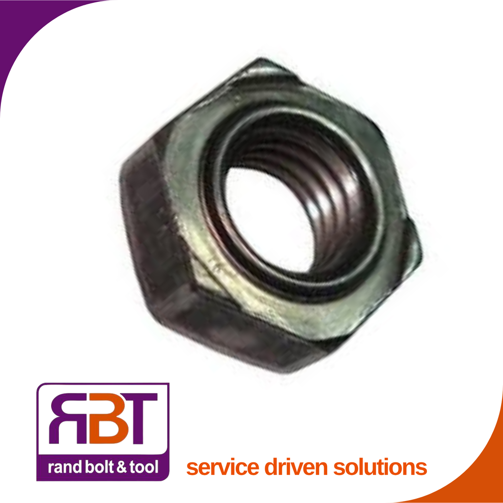 Weld Hex Nut M5 x 0.8 Black Gr.4 DIN 929