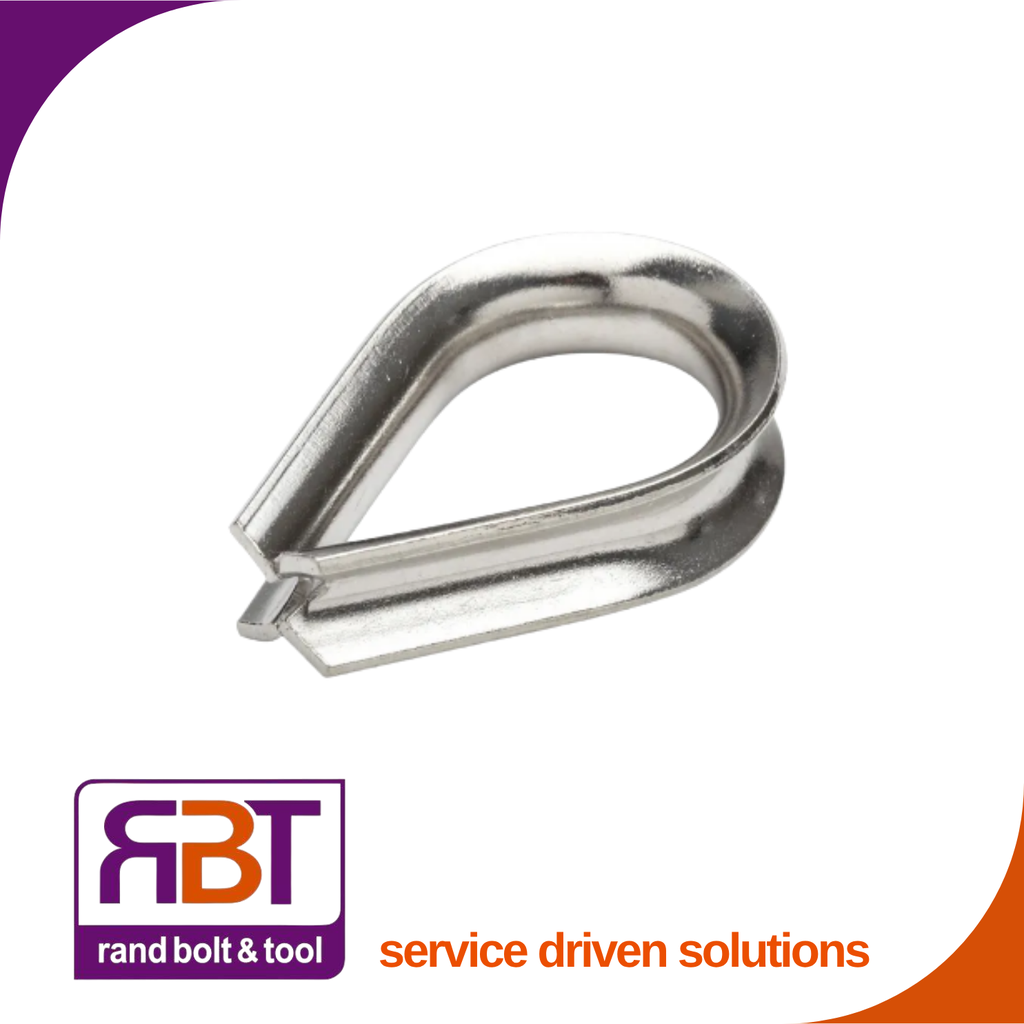 Thimble 4mm Zink Plated