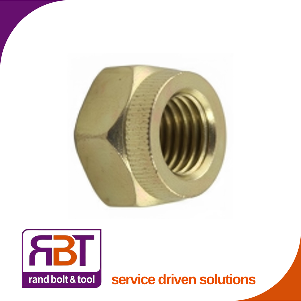 Clevelock Nut M10 x 1.5 Yellow Passivated Gr.6 DIN 980