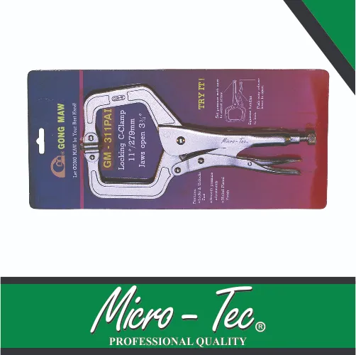 [GM-311PAI] Vice Grip 280mm C-Clamp Swivel Micro-Tec
