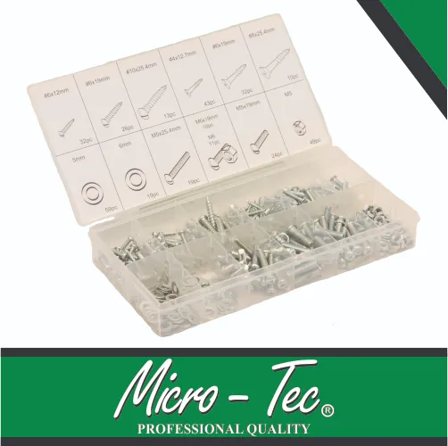 Assortment Kit Screw & Nut 347pc Non-Refundable Micro-Tec