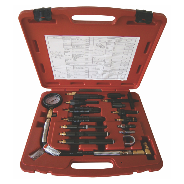 [M004020] Auto Kit Diesel Engin Compression Tester 16pc Micro-Tec