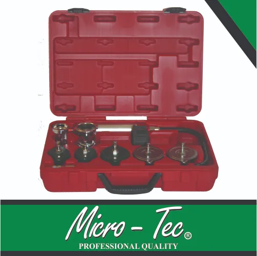 [M007008] Auto Kit Radiator Cap Pressure Tester 8pc Micro-Tec