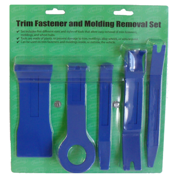 Auto Kit Trim Fastener & Moulding Removal 5pc Micro-Tec