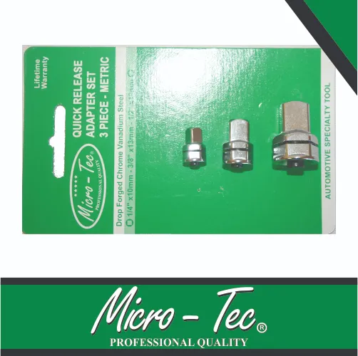 Adapter Set 1/4dr, 3/8dr & 1/2dr 3pc Micro-Tec