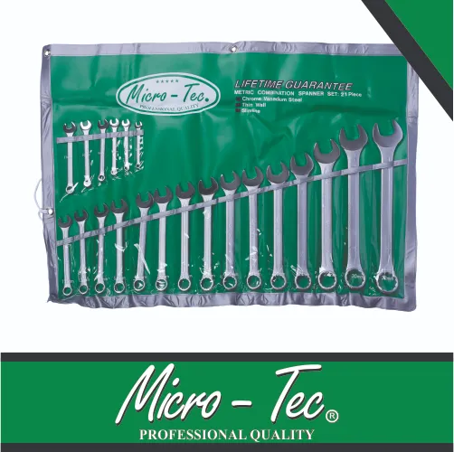 [MIC210] Spanner Set Combination 6-32mm 21pc Micro-Tec