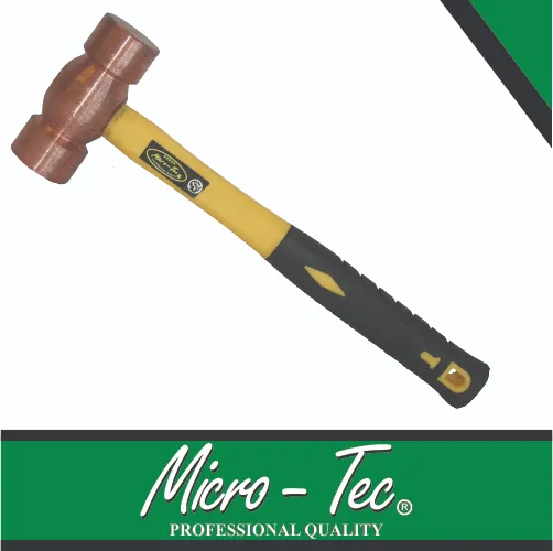 [MTH125] Hammer Copper 25mm 450gr Fibreglass Handle Micro-Tec