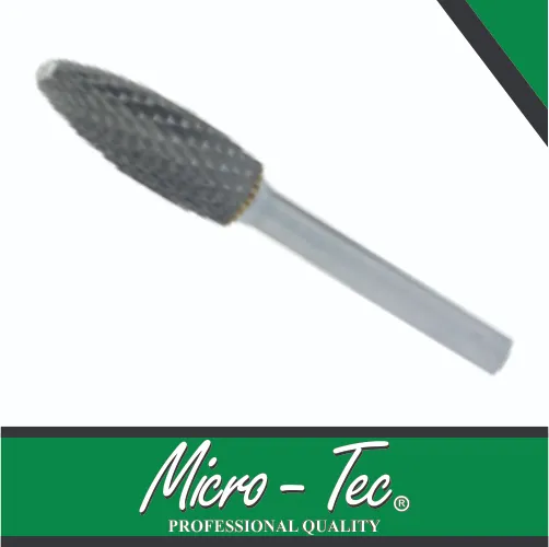 [RB067-D300] Rotary Burr Shape H 6 x 18 x 63 x 6mm Micro-Tec
