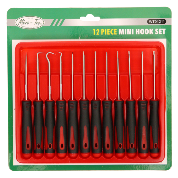 [WT01211] Mini Hook Set 12pc Micro-Tec