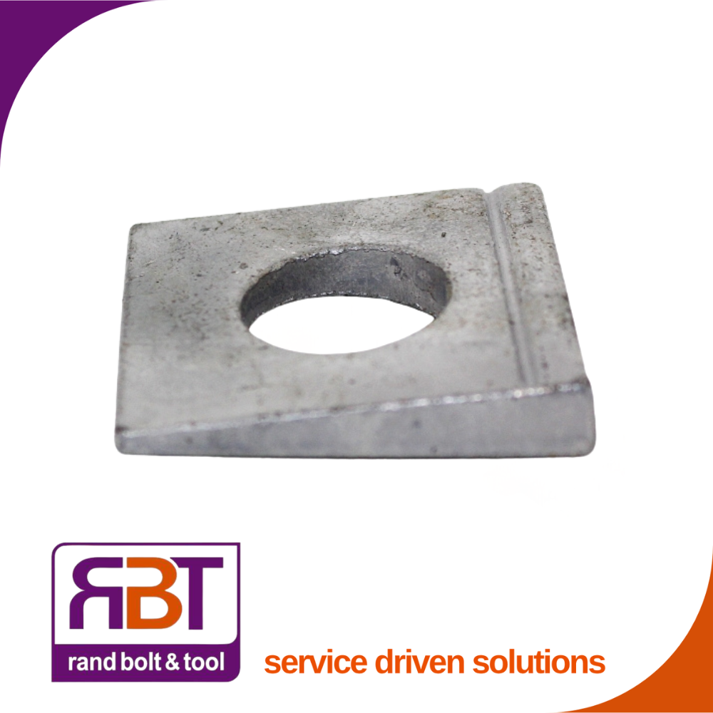 Taper Washer M10 Hot Dip Galvanized Steel (22x22x4.6) DIN 435 