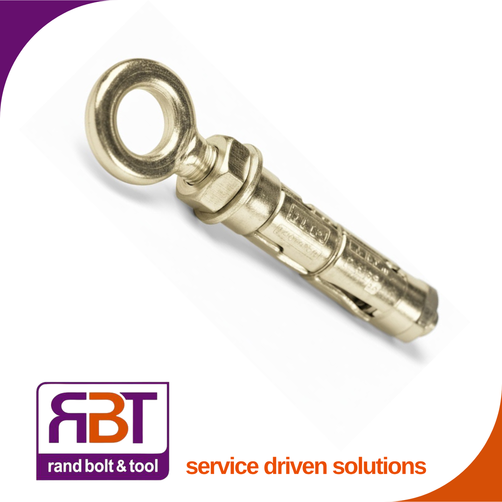 Shield Eye Anchor M8 x 65mm Yp Stl 14drb 