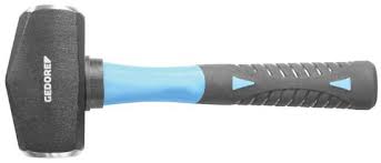 Hammer Club Steel Head 1.8kg Rubber Handle Gedore