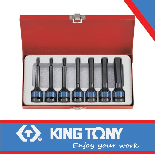 [4457MP] Impact Socket 1/2Dr 4-14mm Hex King Tony