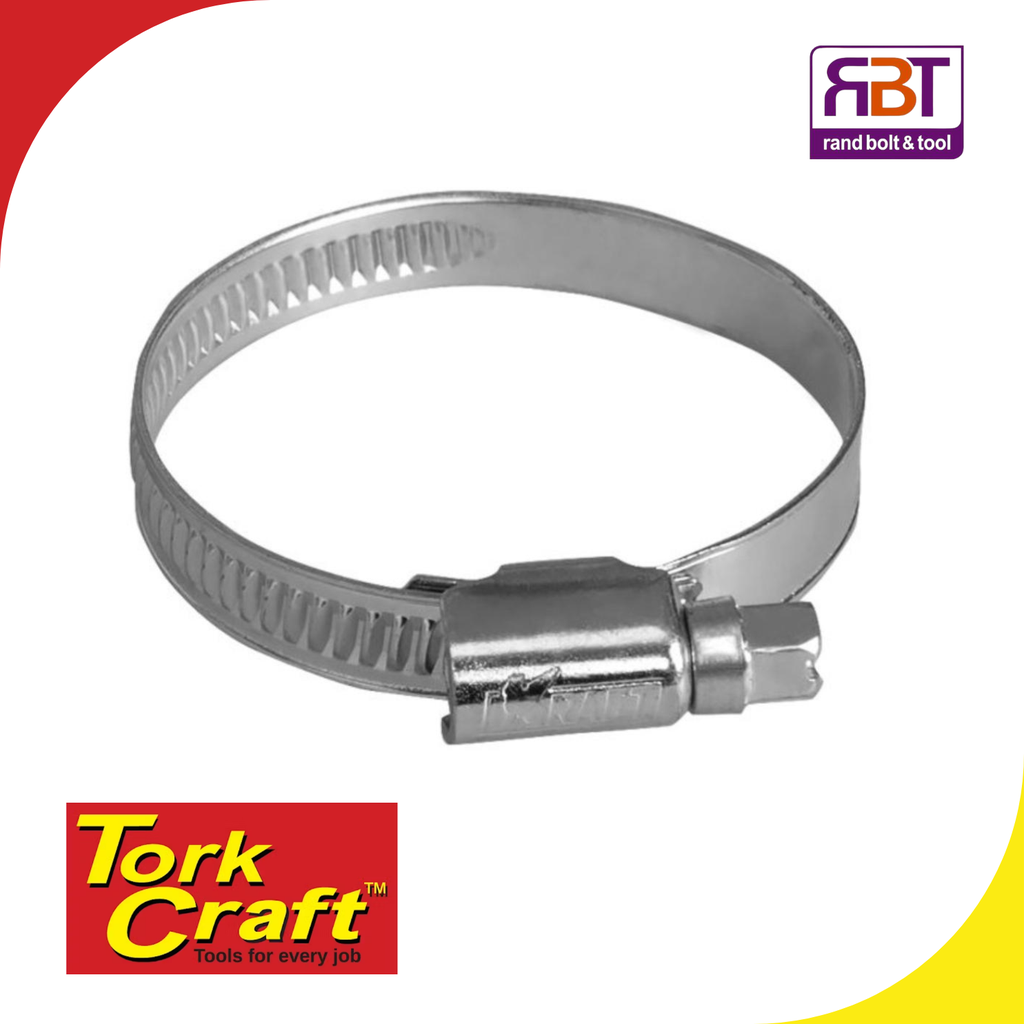 Clamp 70 x 90 - 12mm x M8 St/Stl Wrm/Drv   