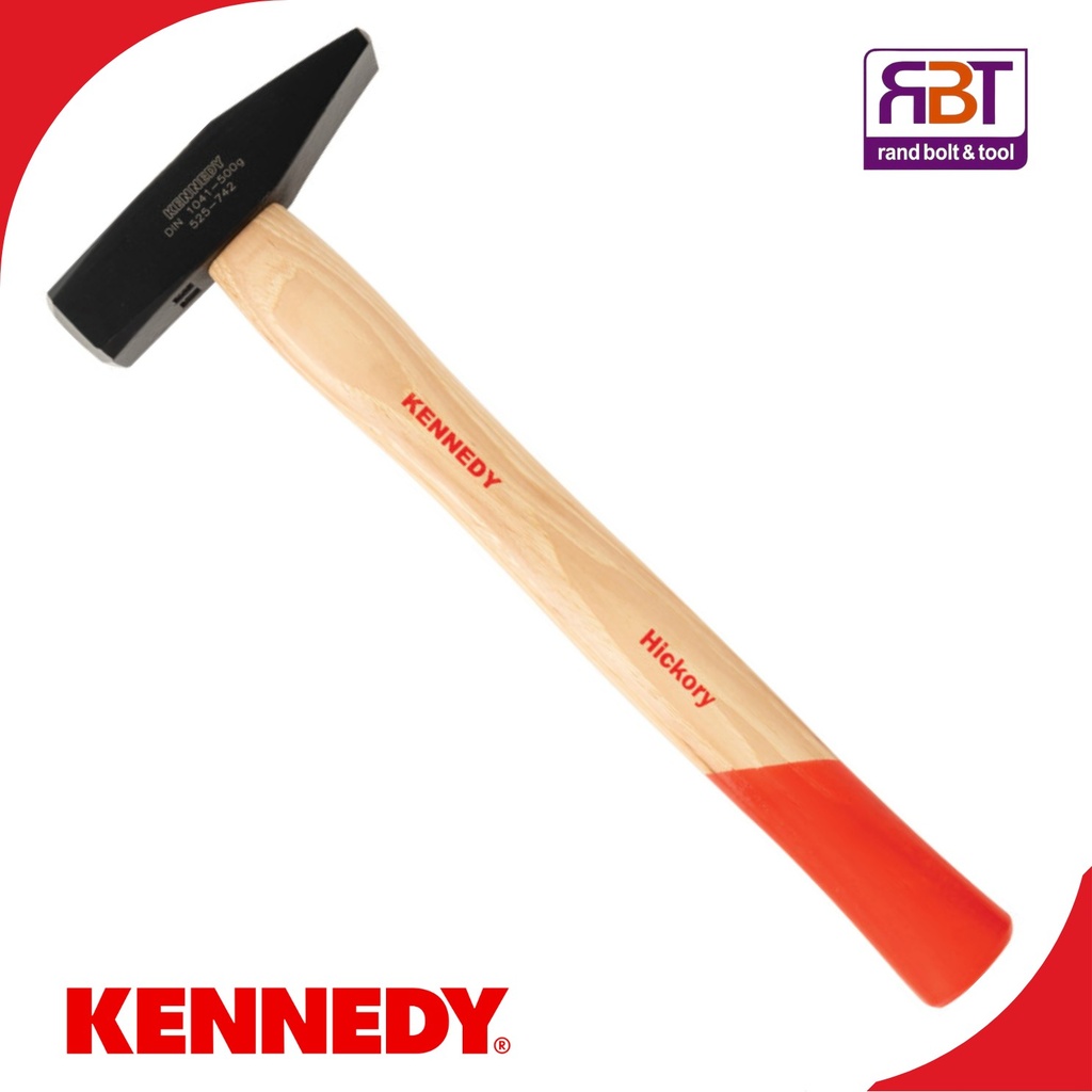[KEN5257420K] Hammer Machinist 0.5kg Wooden Handle Kennedy