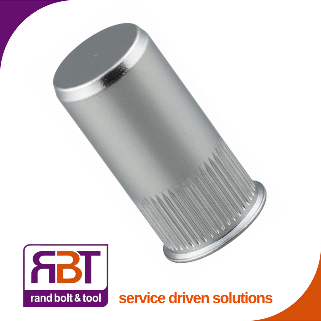 Rivnut M10 x 1.5 Zinc Plated Steel clsd/end lw/prfl 