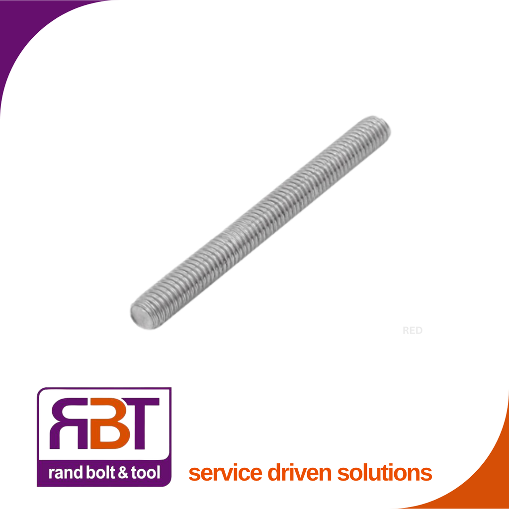 Threaded Rod 1/2 x 1m UNC Zinc Plated Gr.6 DIN 976