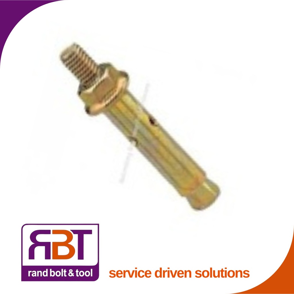 [338Y12100] Sleeve Anchor M12 x 100mm Zp Stl