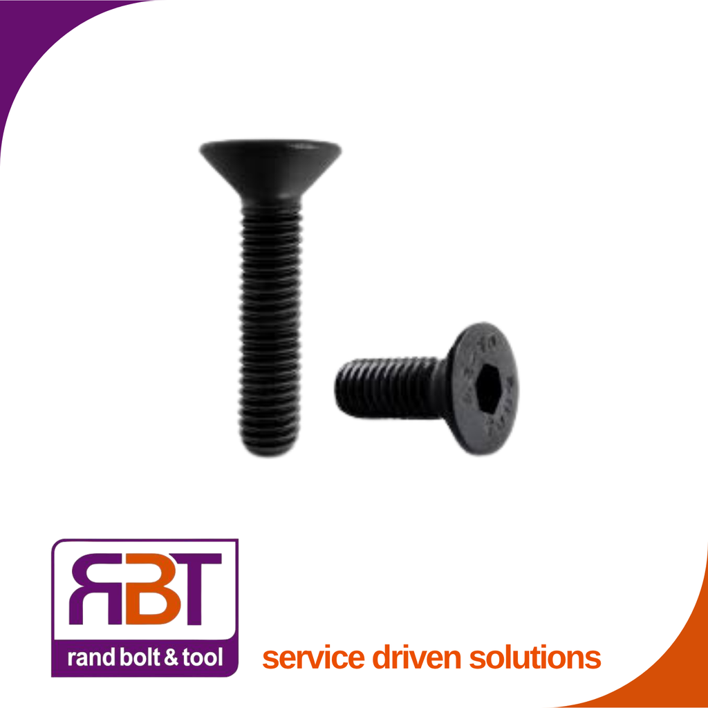 [7991B46] Countersunk Cap M4 x 6mm Black Gr.10.9 DIN 7991