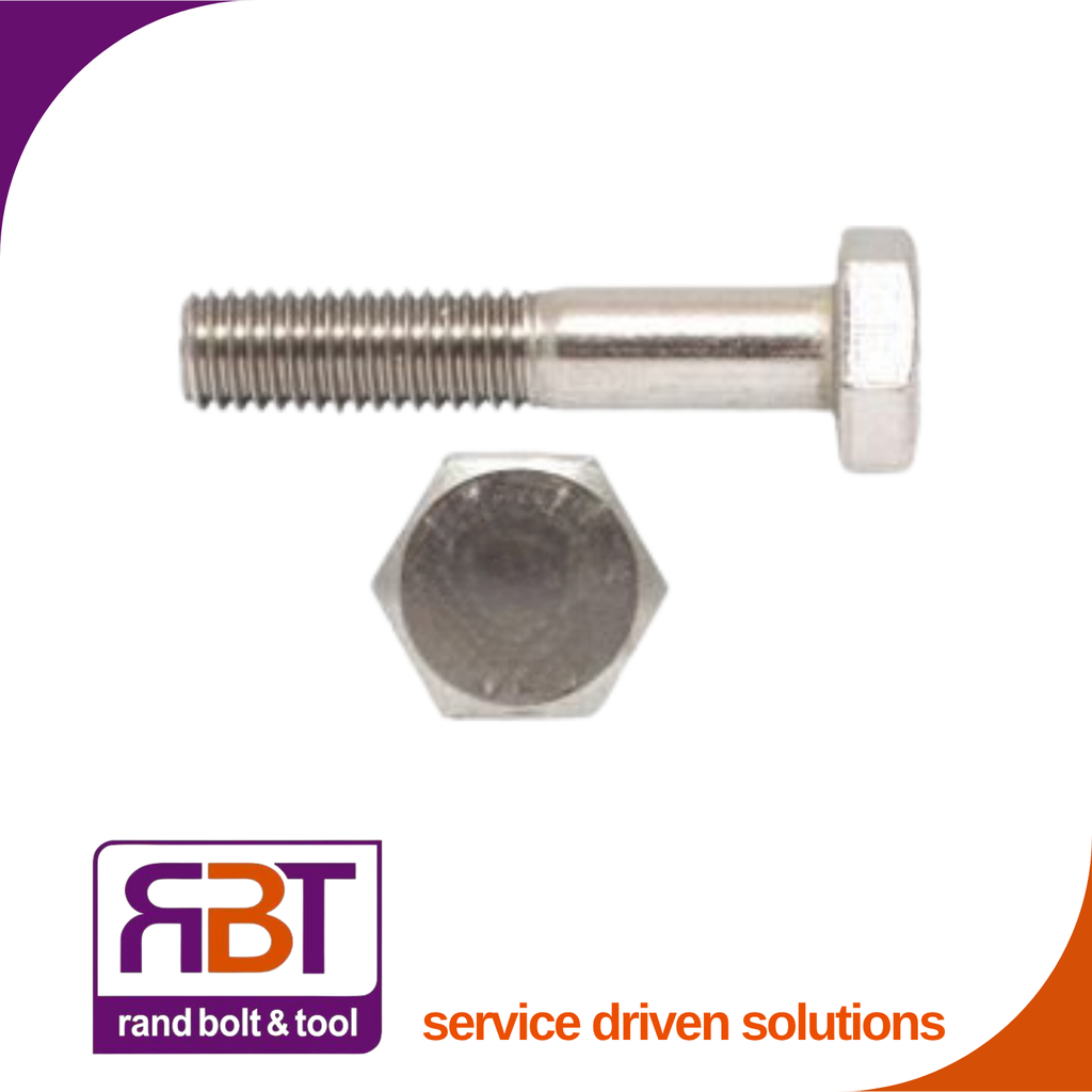 Bolt M16 x 140mm Zinc Plated Gr.8.8 DIN 931
