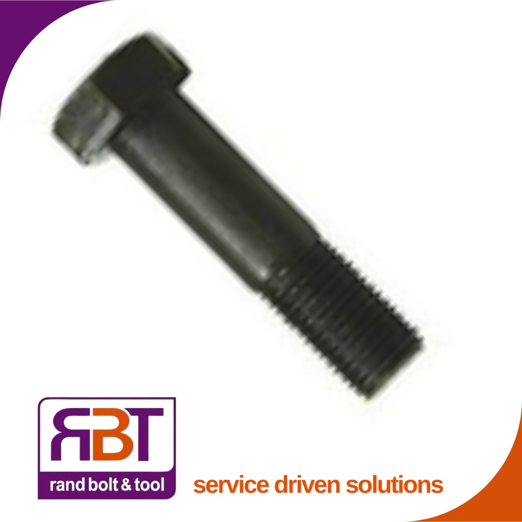 Bolt M12 x 1.25 x 50mm Prop Shaft Black Gr.10.9 DIN 960