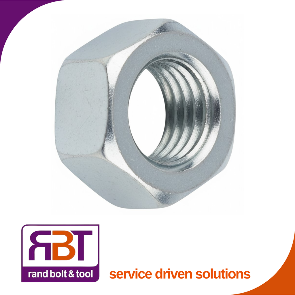 Full Hex Nut M2.5 x 0.45 A2 Stainless Steel DIN 934