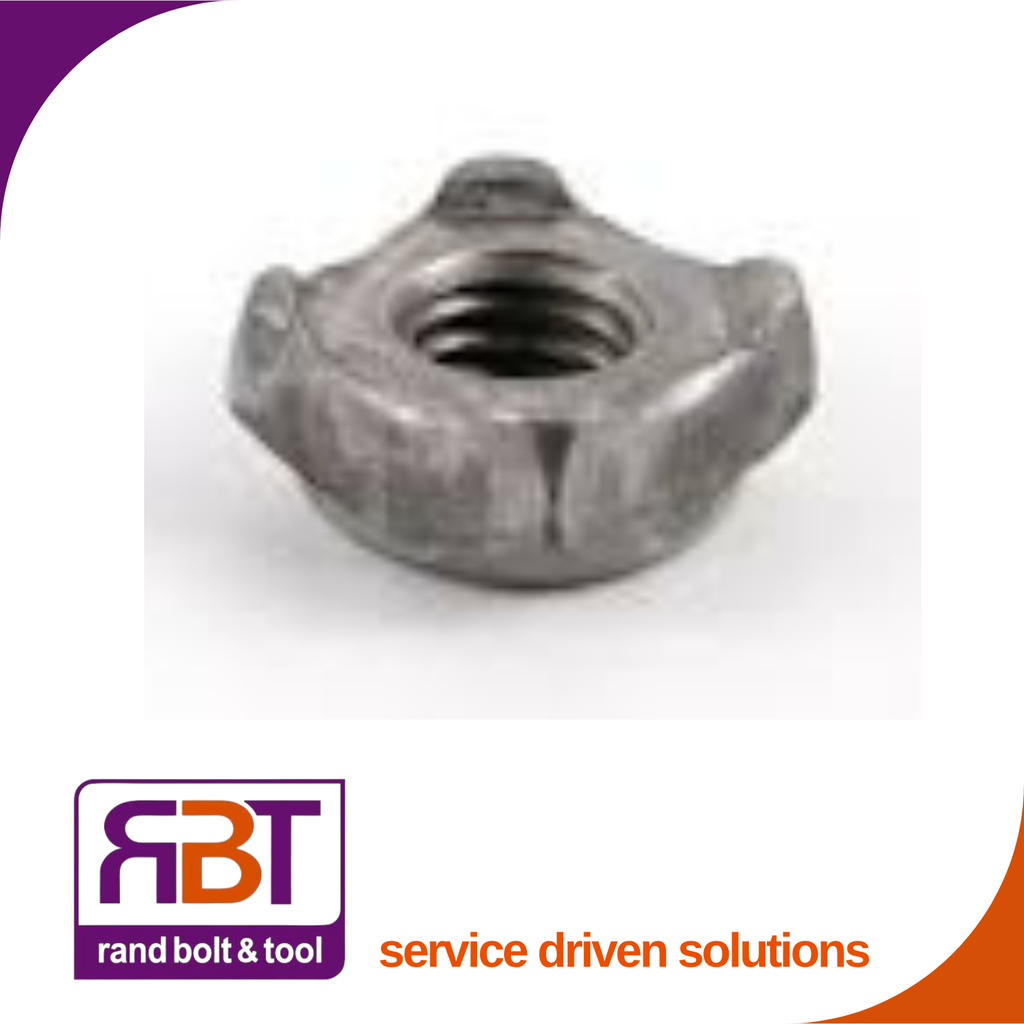 Weld Square Nut M10 x 1.5 Black Gr.4 DIN 928