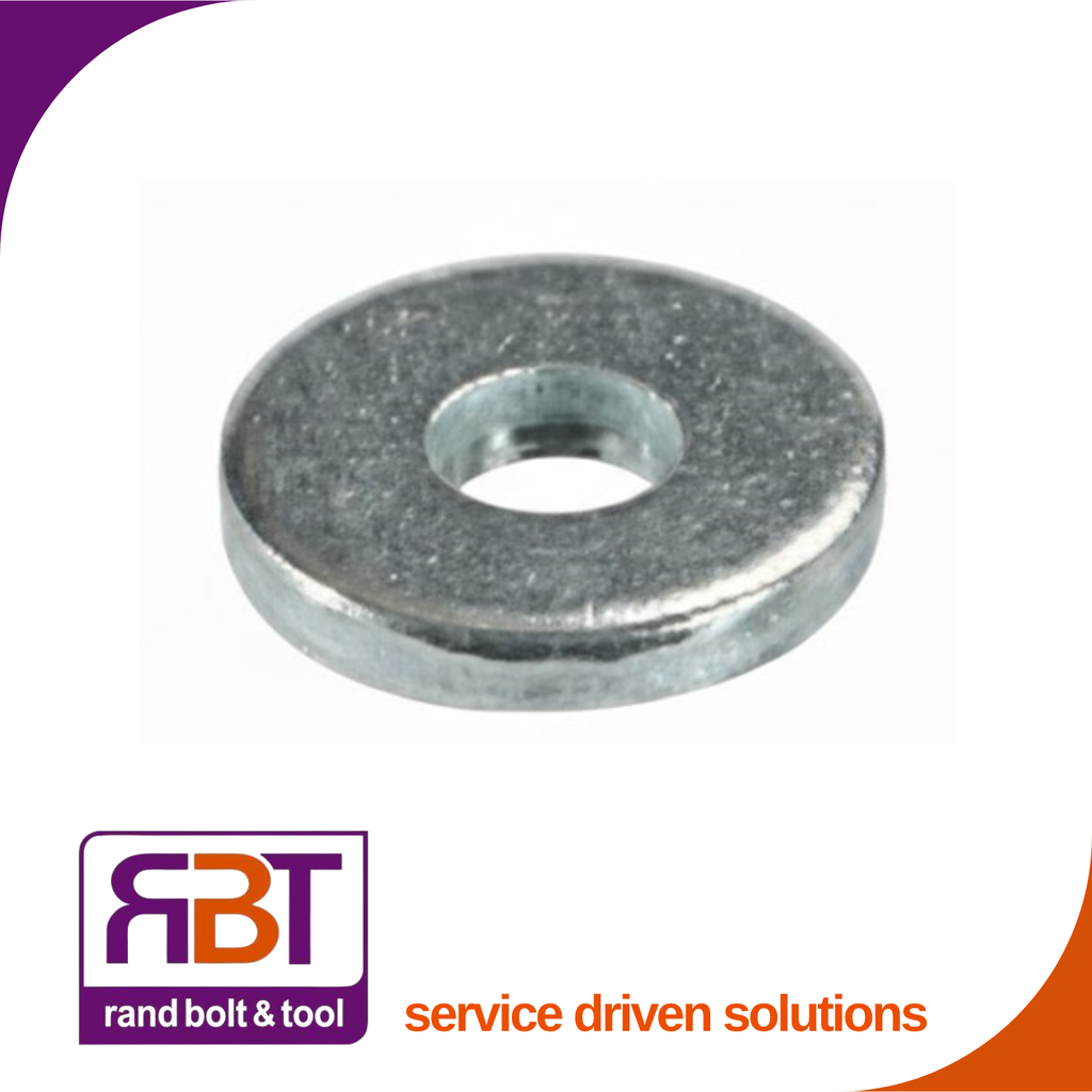 Pop Rivet Washer M5 Zinc Plated Steel (05x10x0.8) DIN 9021