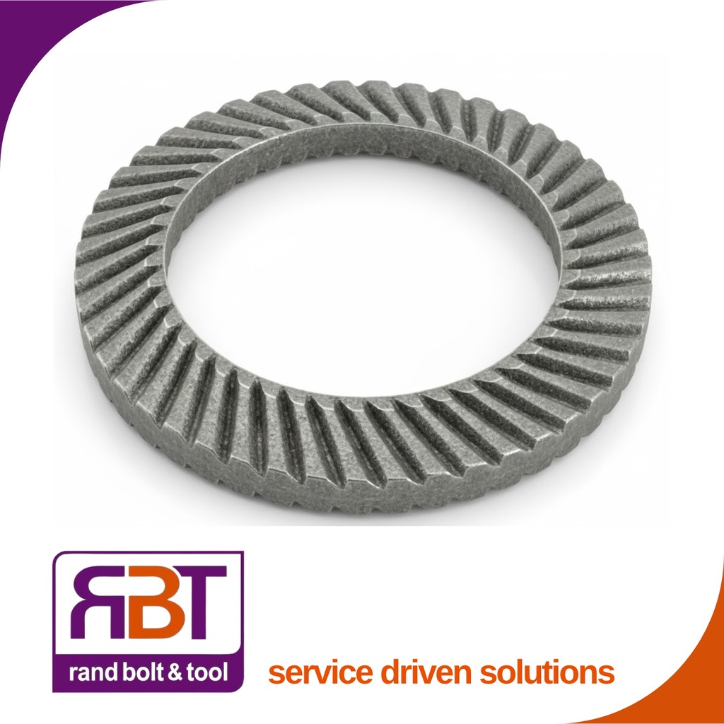 Schnorr Washer M14 Black Steel DIN 6796