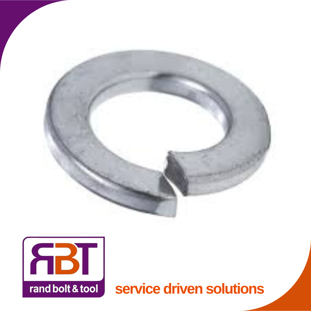 Spring Washer M6 Zinc Plated Steel Flat Medium DIN 127