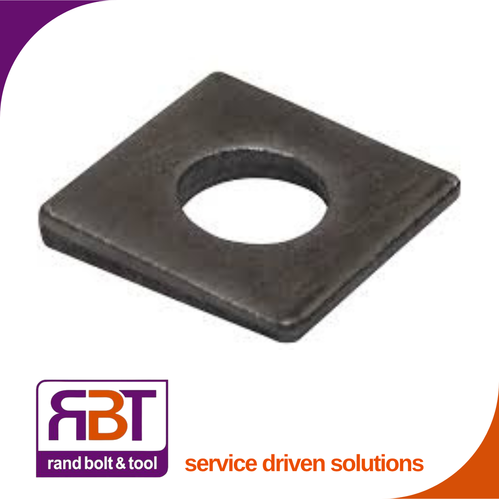 Taper Washer M10 Black Steel (22x22x4.6) DIN 435